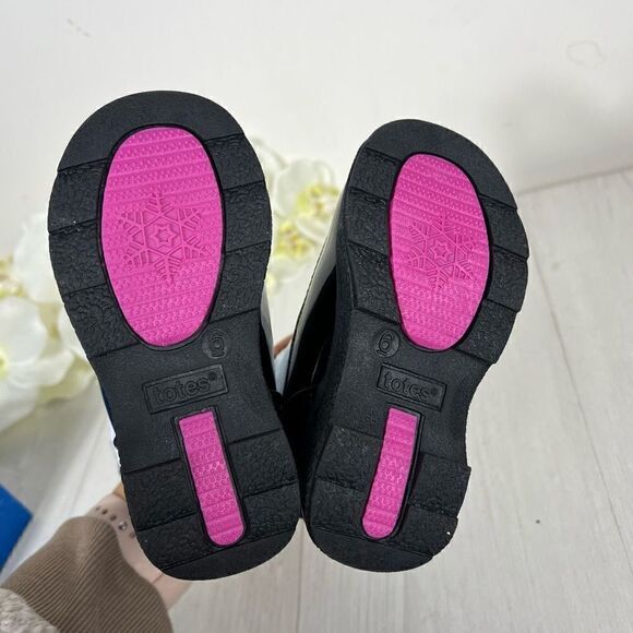 Totes Toddler Girl Waterproof Winter Boots size 6 - Picture 5 of 8